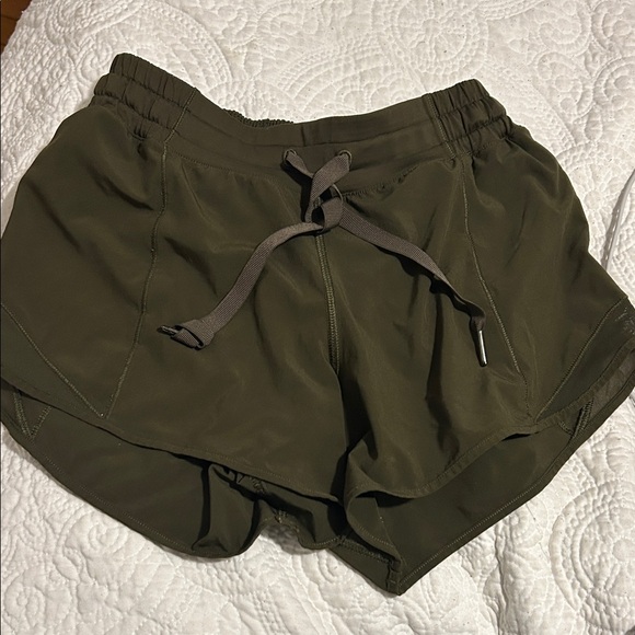 lululemon athletica Pants - lululemon athletica Dark Green Athletic Shorts